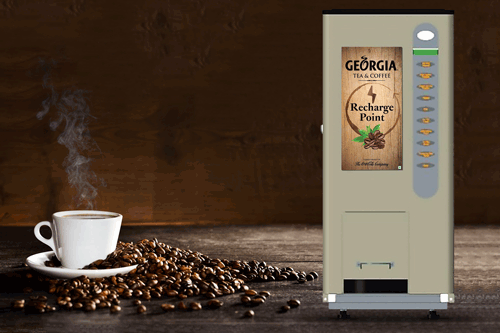 Buy best Tea and coffee vending machine in Delhi NCR @ Georgia